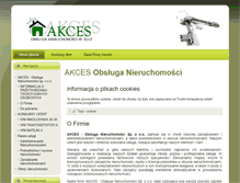 Tablet Screenshot of nieruchomosci-akces.pl